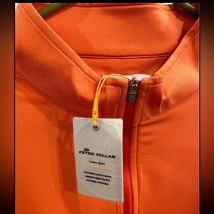Orange Peter Millar Quarter Zip
Crown Sport Men’s Pullover
XXL New with Tags